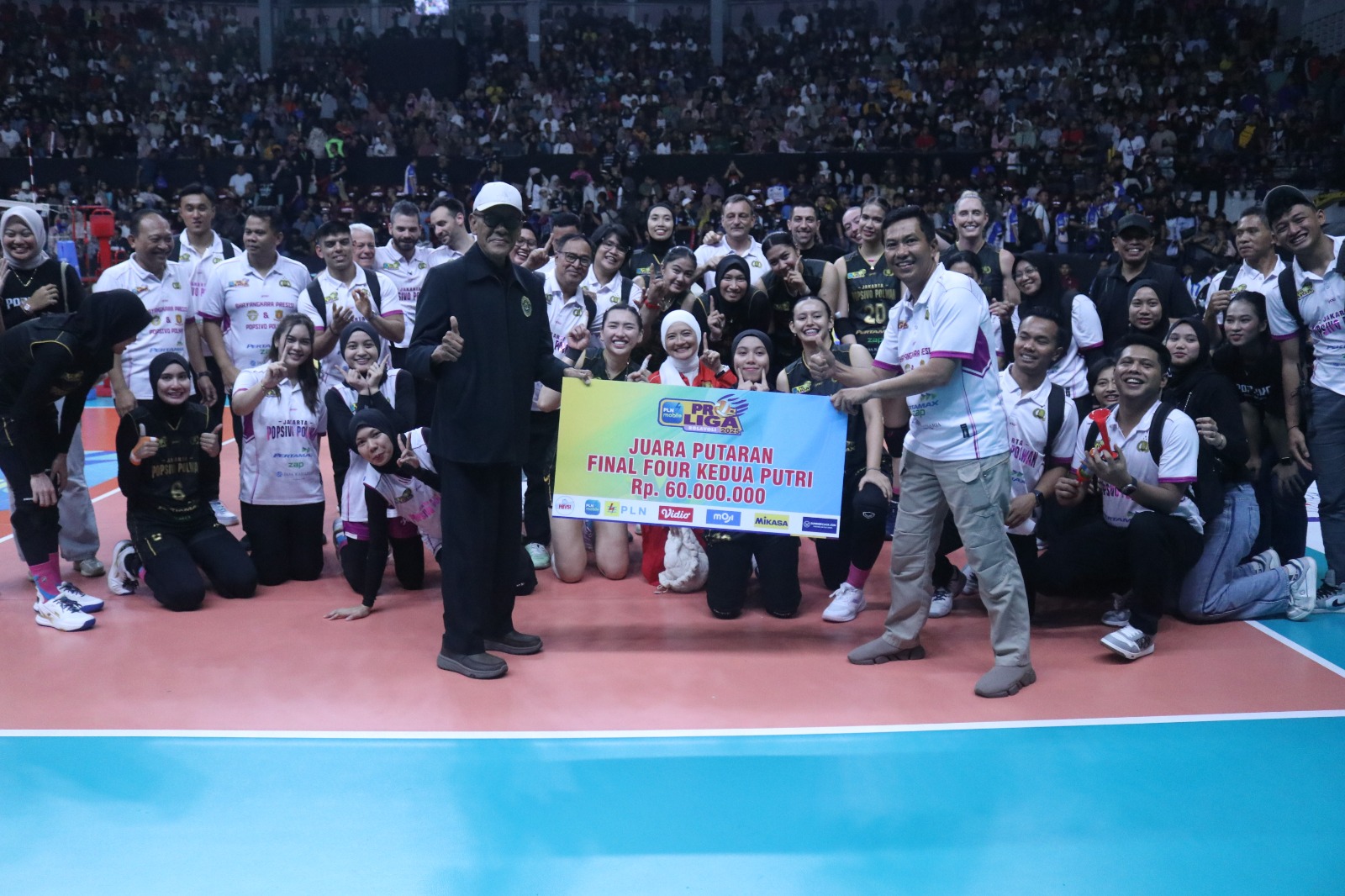 Popsivo Polwan juarai putaran kedua final four Proliga 2025.