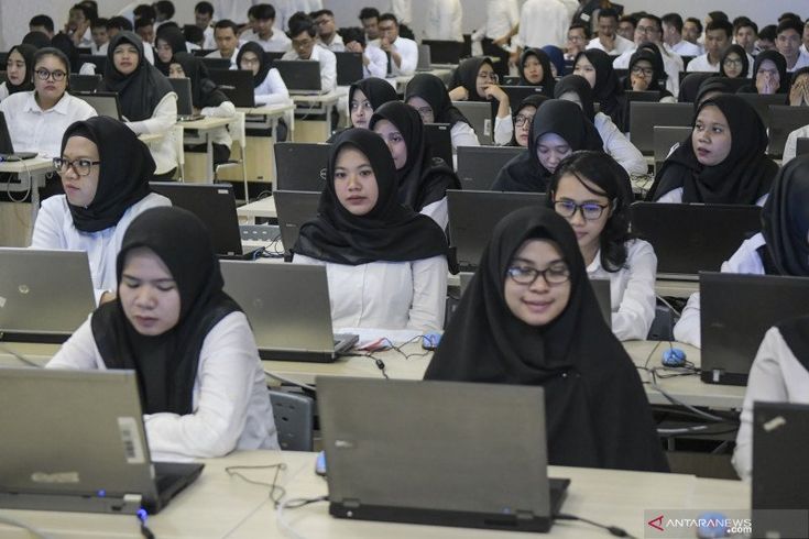 CPNS saat sedang tes