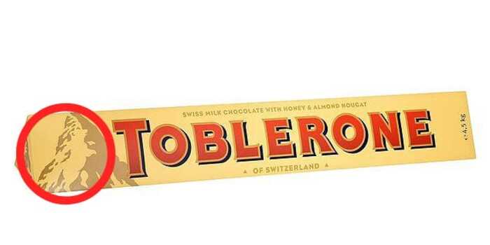 Foto Kemasan dan Logo Cokelat Toblerone