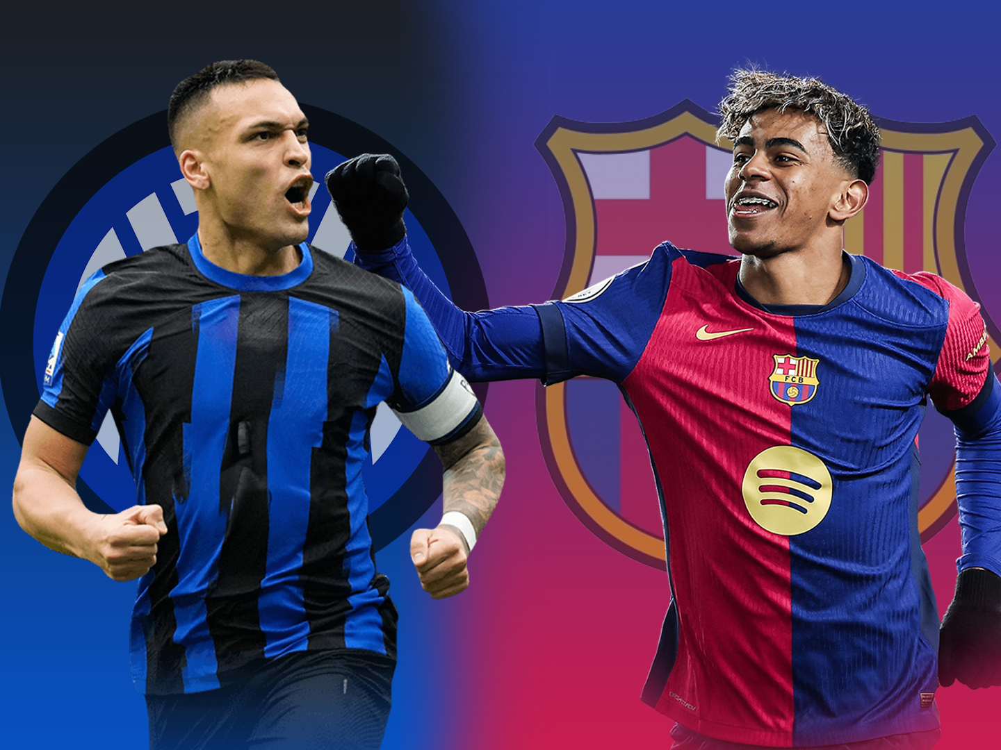 Inter Milan dan Barcelona bersiap untuk laga semifinal Liga Champions 2025.