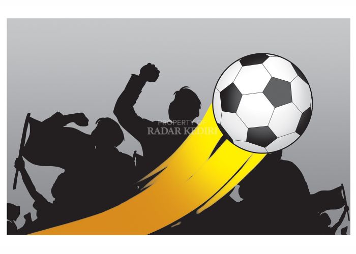 Ilustrasi suporter Liga 1 Indonesia.