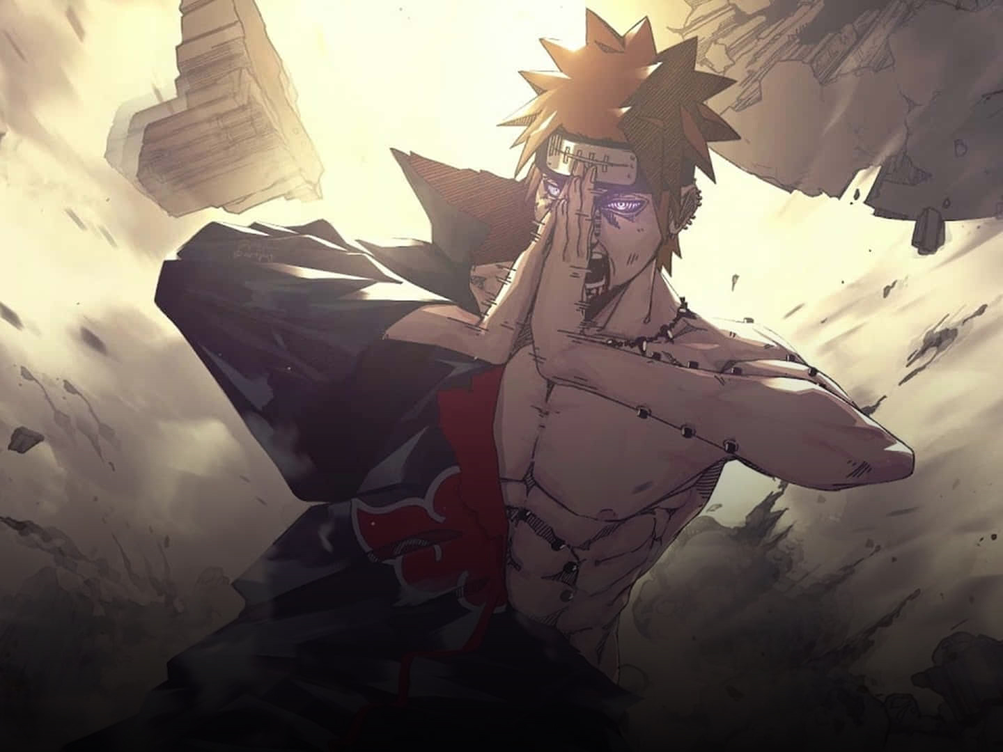 Pain Tendo, salah satu dari enam pain yang jadi Villain terbaik di Naruto.
