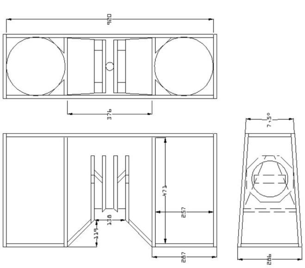 ilustrasi skema 2d box sound sistem (audiofilofine)