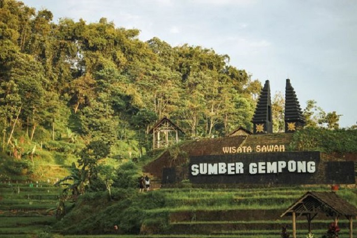 Salah satu destinasi wisata di Trawas, Mojokerto.