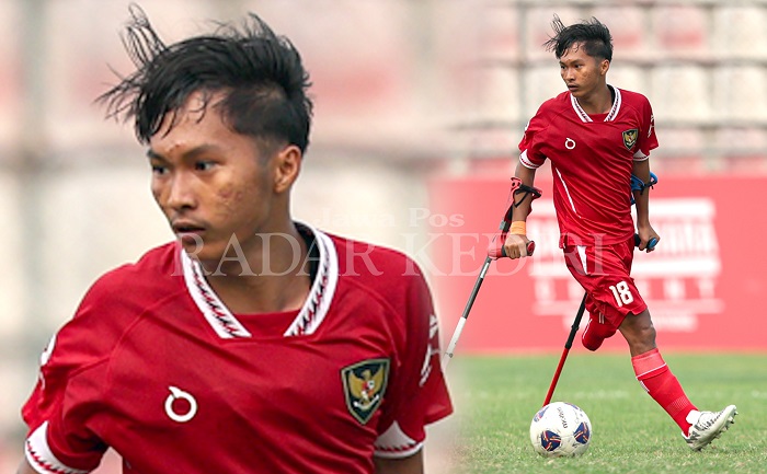 : Ilham Zamzami, pesepak bola amputasi Kediri yang tampil bersinar di Asian Amputee Football Championship 2024