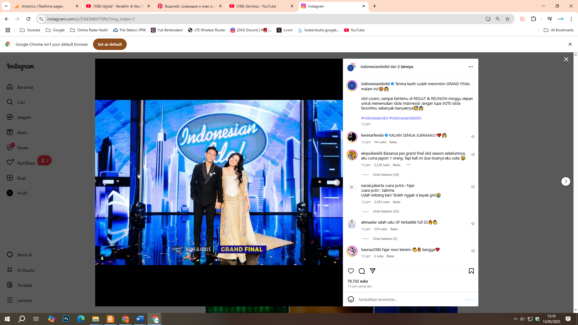 Pemenang Indonesian Idol 2025