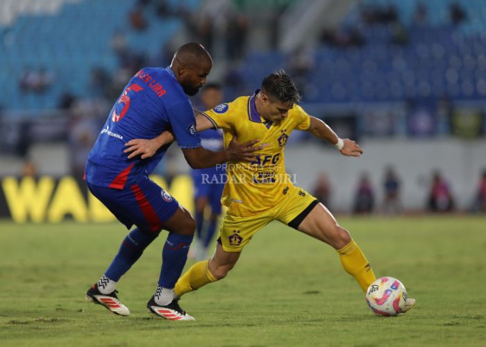 Ramiro Fergonzi saat Persik Kediri vs Arema FC.