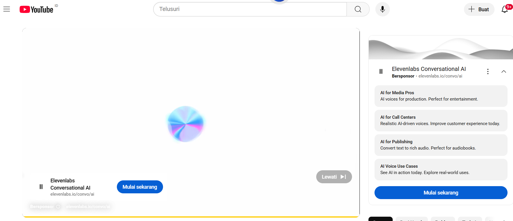 AI Iklan Youtube
