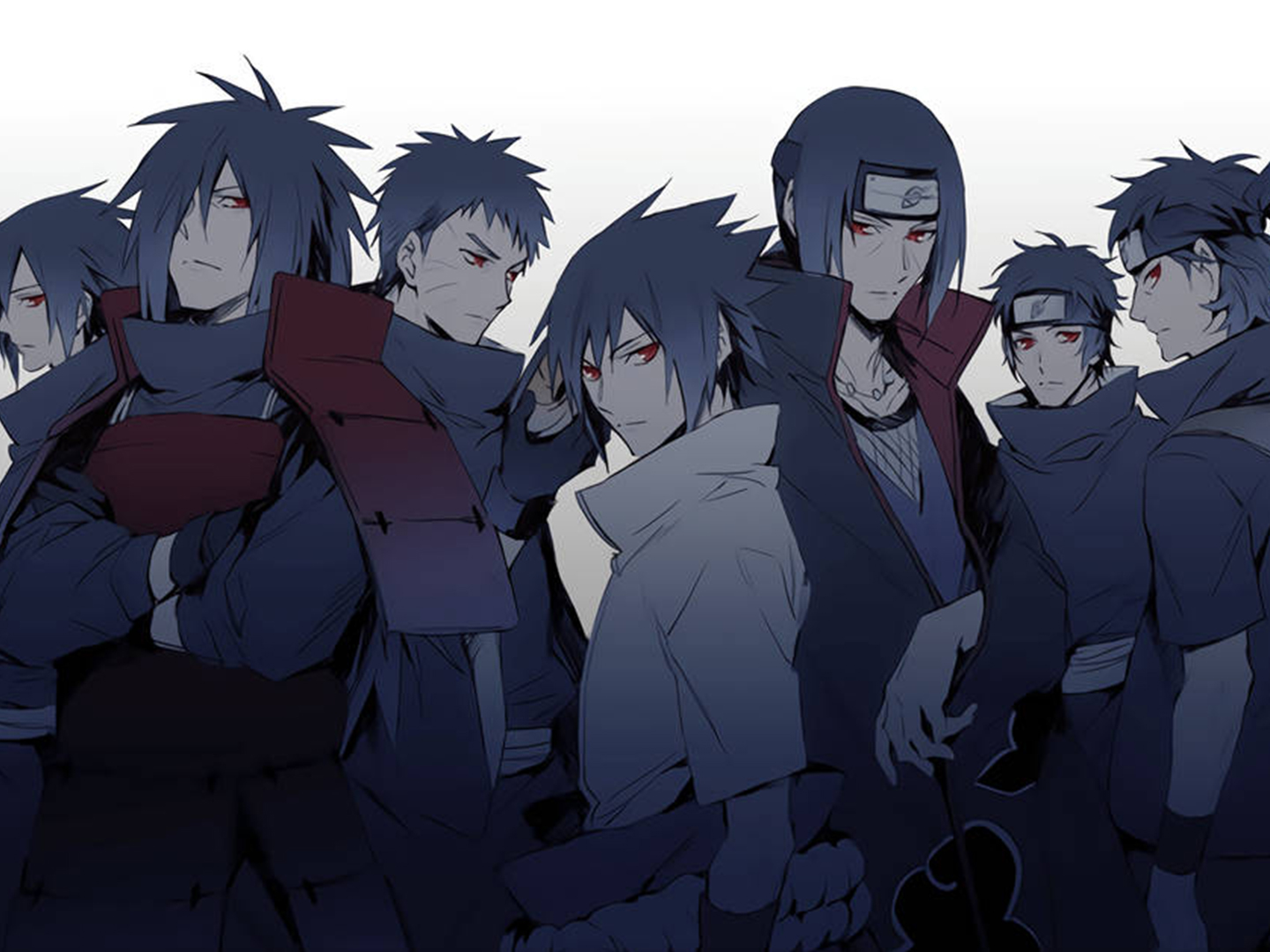 Tujuh anggota klan Uchiha yang paling berpengaruh.