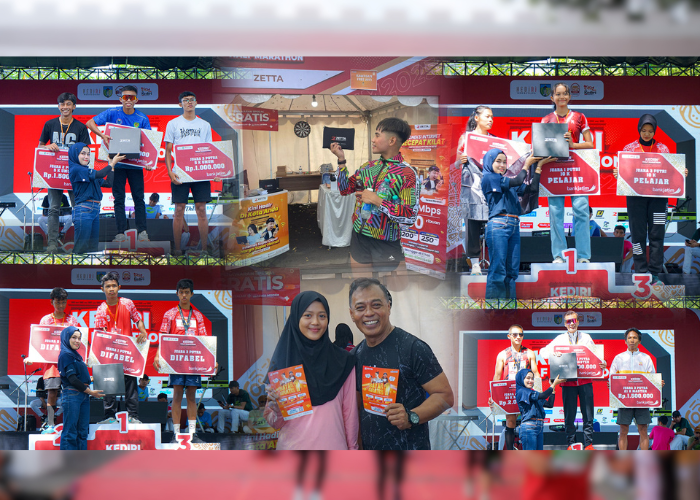Zetta di event Kediri Half Marathon 2025