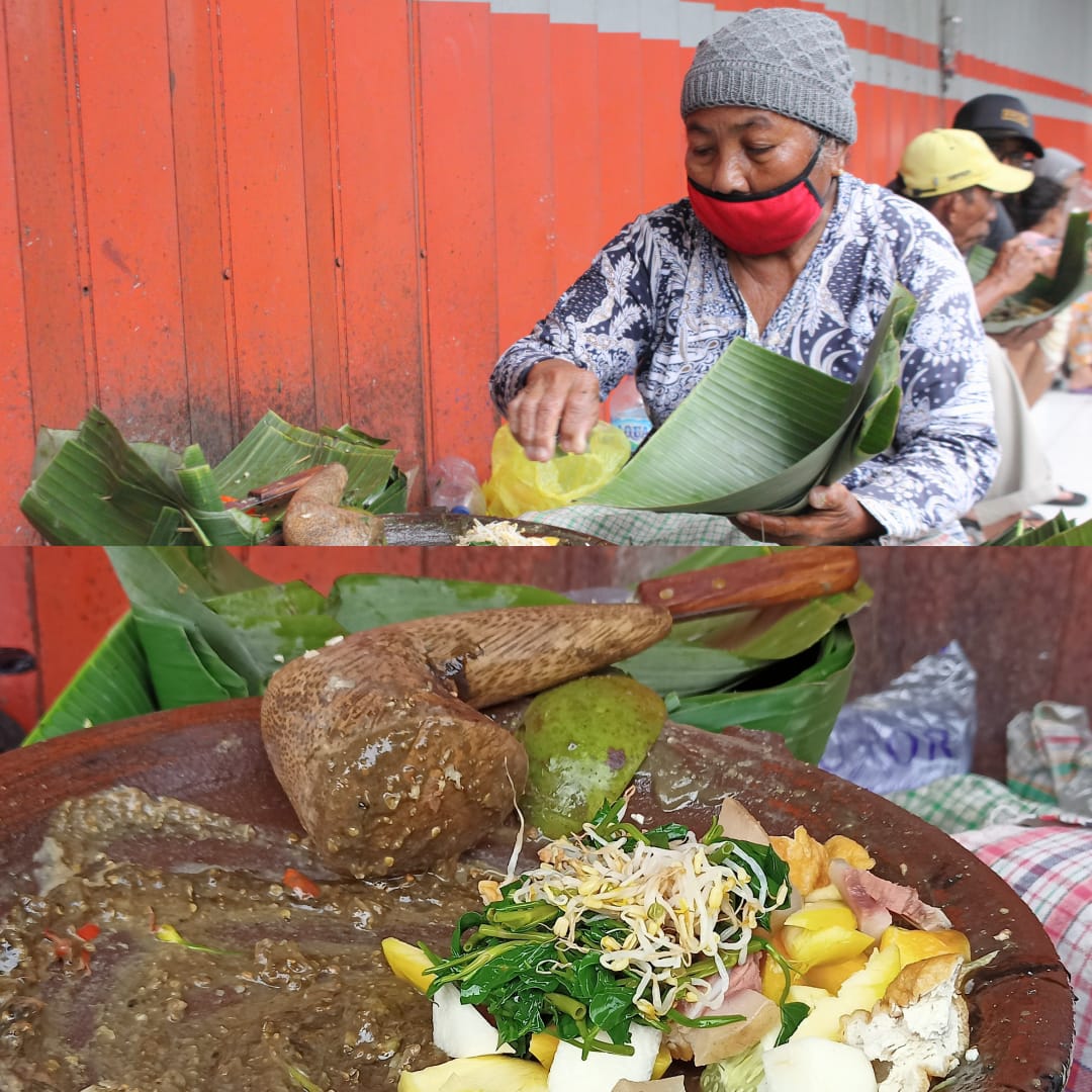 Rujak cingur di Jalan Dhoho yang selalu menjadi primadona