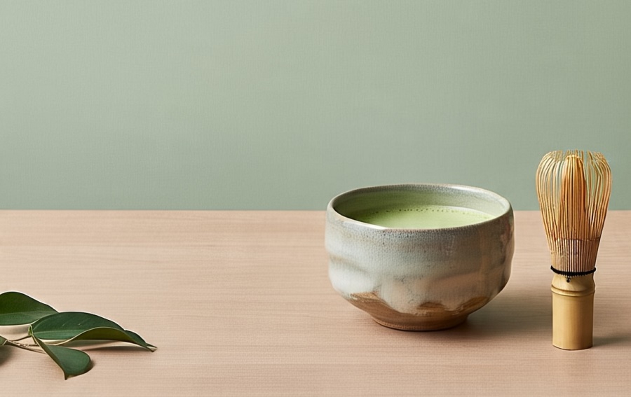 Ilustrasi minuman Matcha