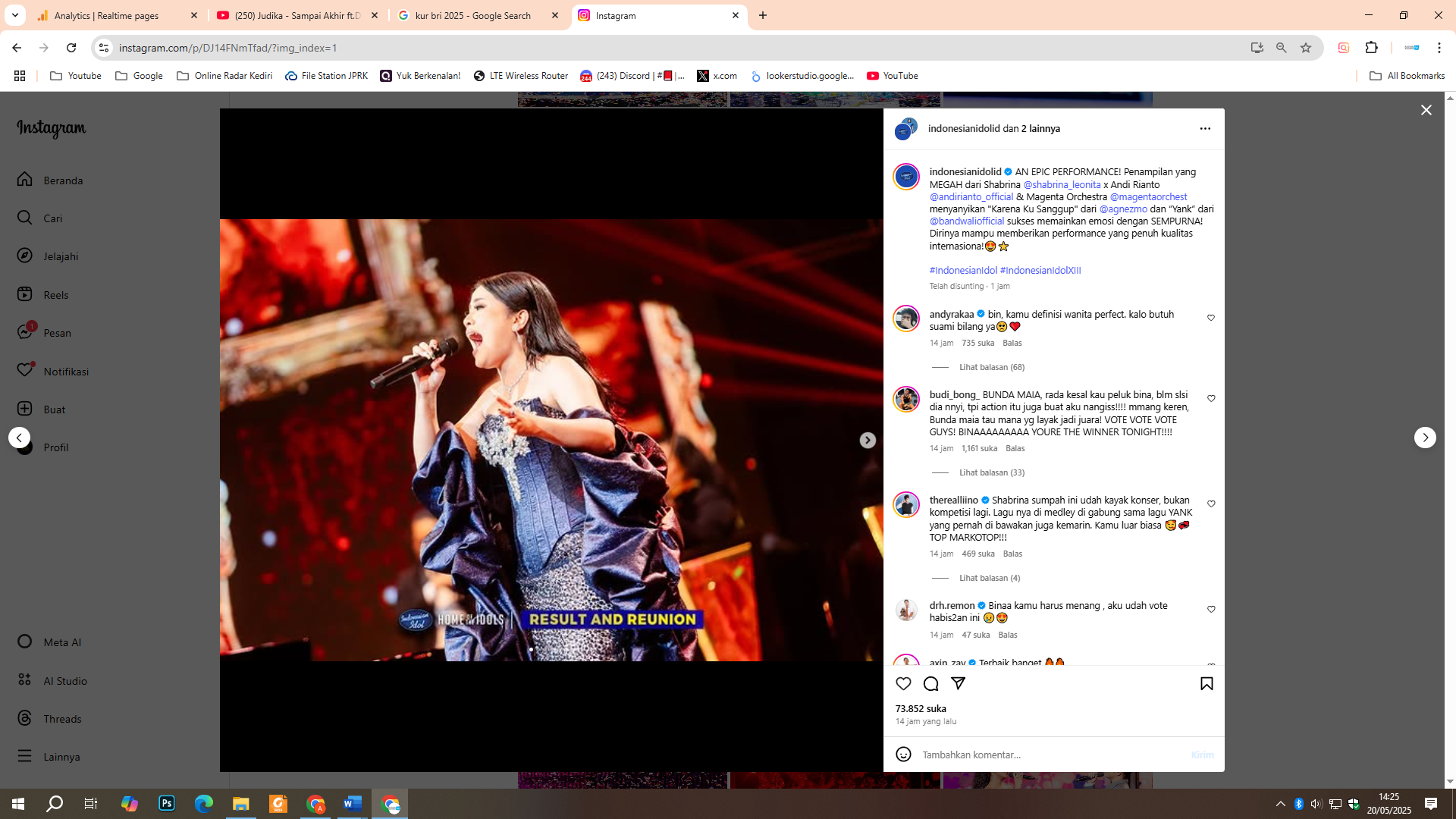 Juara Indonesian Idol 2025, Shabrina Leanor