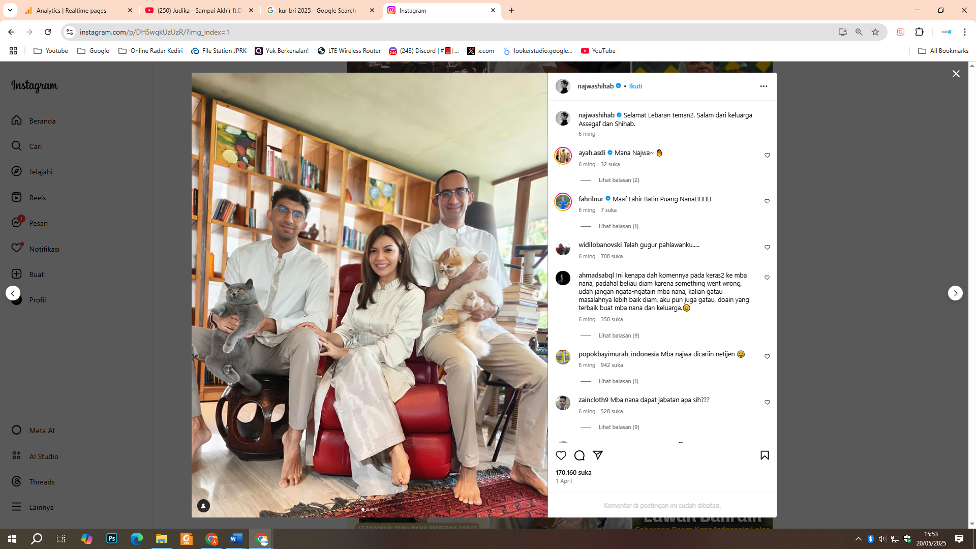 Suami Najwa Shihab, Ibrahim Sjarif meninggal dunia