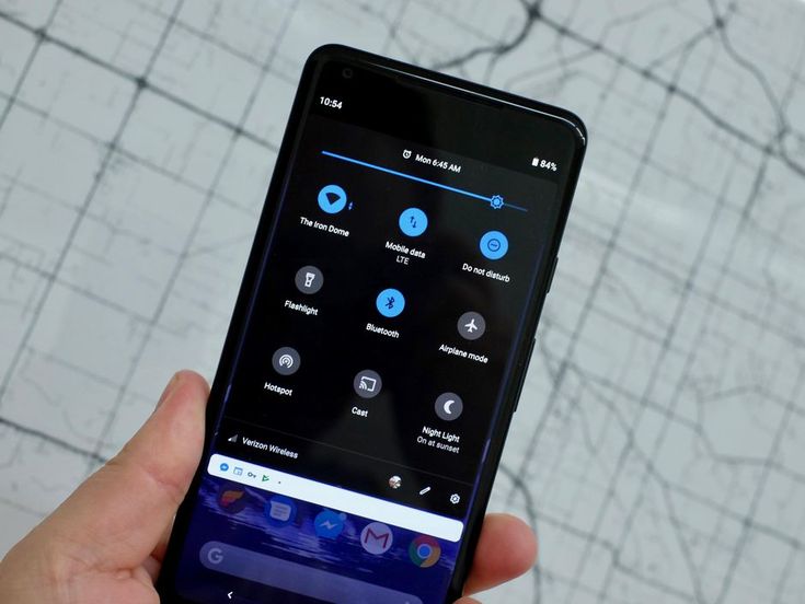 Dark mode pada Android