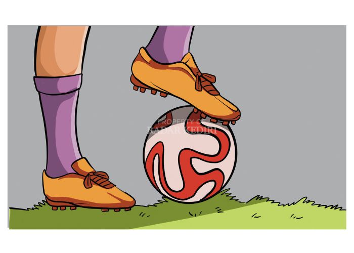 Ilustrasi sepak bola.