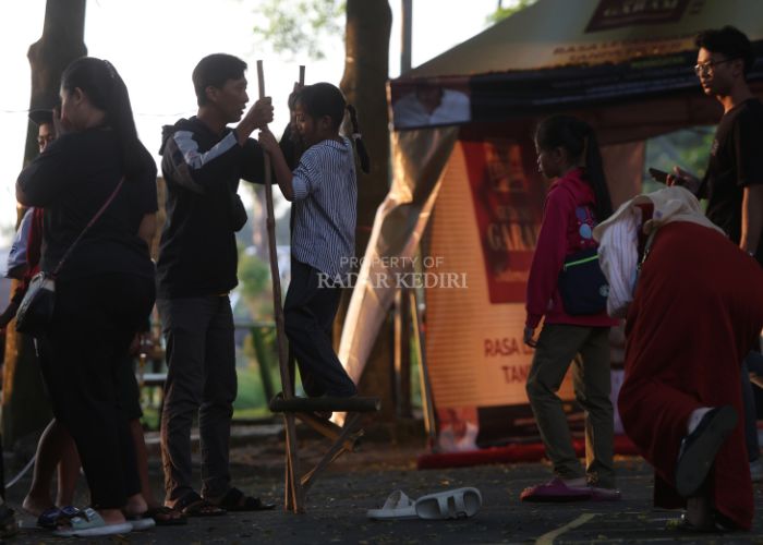 Seru permainan jadul di Festival Kuno Kini 2025.