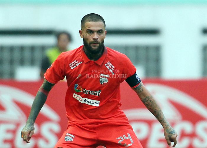 Penggawa Borneo FC dan Eks Pemain Timnas Diego Michiels.