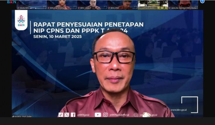 Kepala BKN Prof Zudan Arif Fakrulloh.