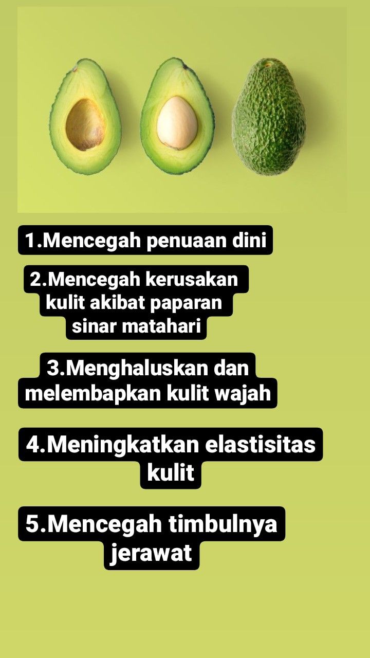 Foto : Manfaat buah alpukat ( Pinterest )
