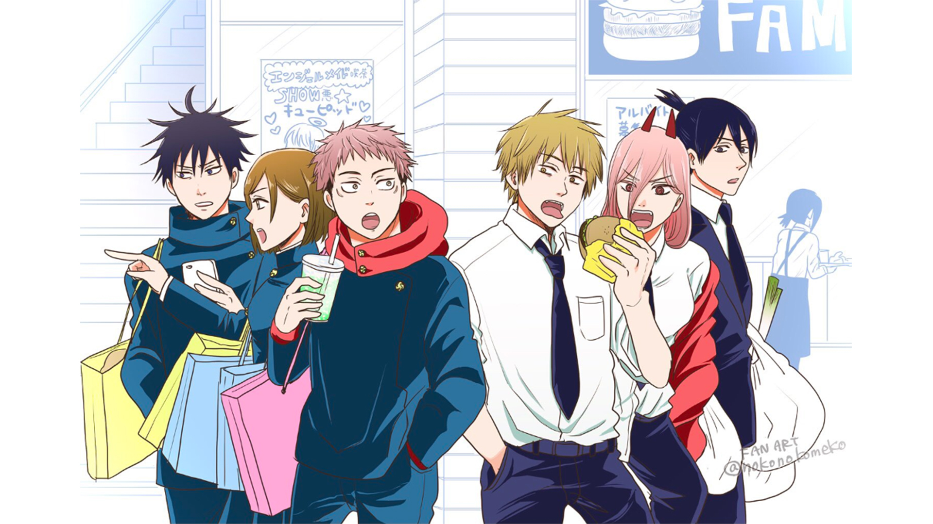Daftar anime mirip Jujutsu Kaisen, salah satunya Chainsaw Man.
