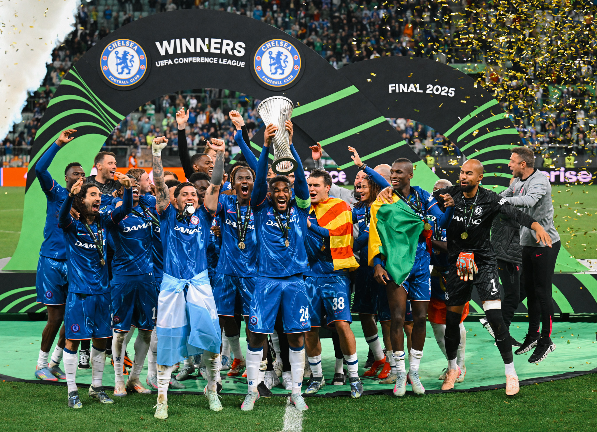 Chelsea juara UECL, catat sejarah baru di Eropa.