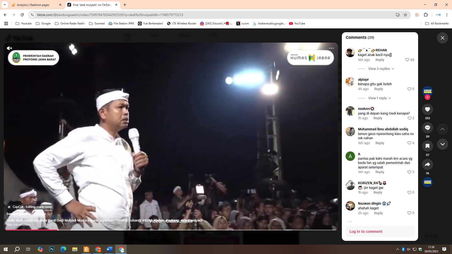 Dedin Mulyadi marah kepada suporter Persikas