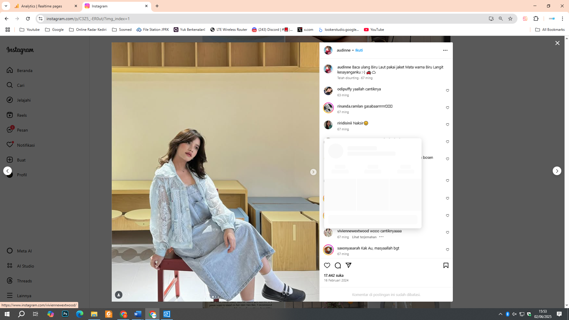 Audinna bongkar perselingkuhan pacar