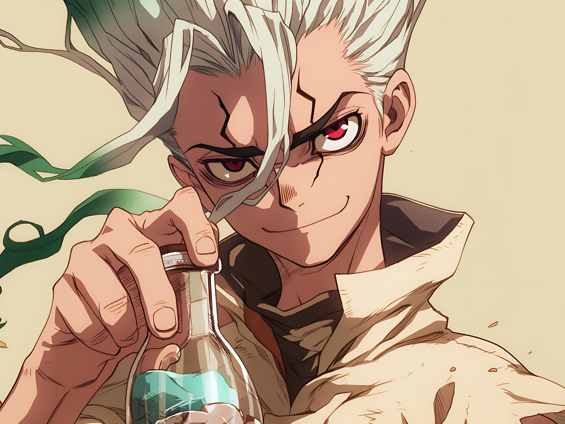 Dr Stone, salah satu anime musiman yang tayang 2025.