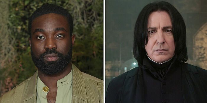 Foto Paapa Essiedu dan Alan Rickman