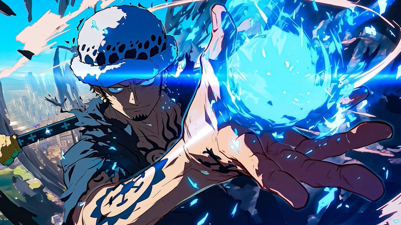 Trafalgar Law dan daftar villain One Piece yang disukai penggemar.
