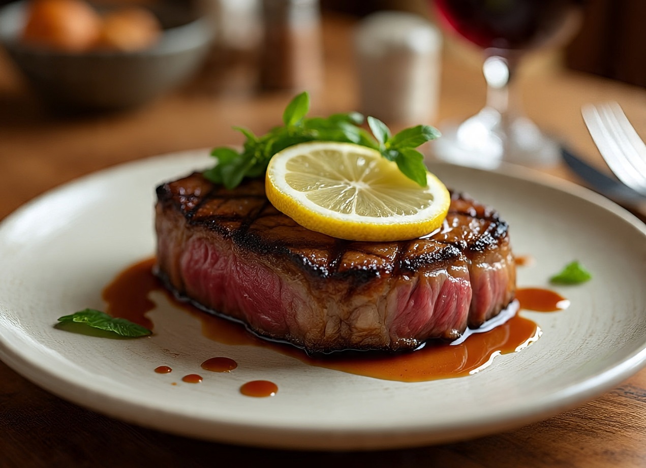 Ilustrasi steak daging