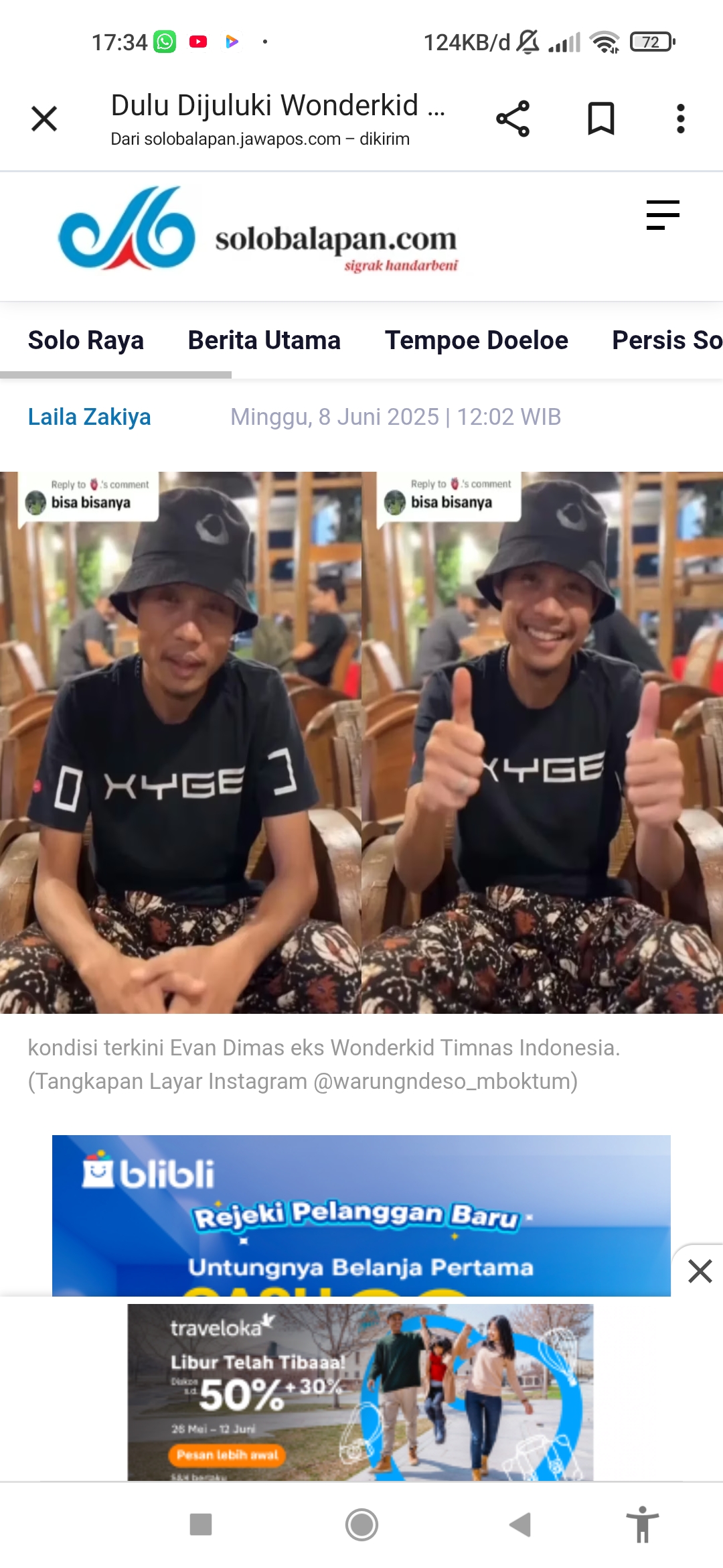 Kabar Terbaru Evan Dimas