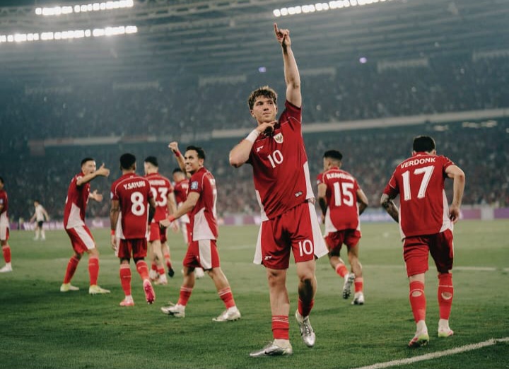 Ole Romeny Striker Timnas Garuda.