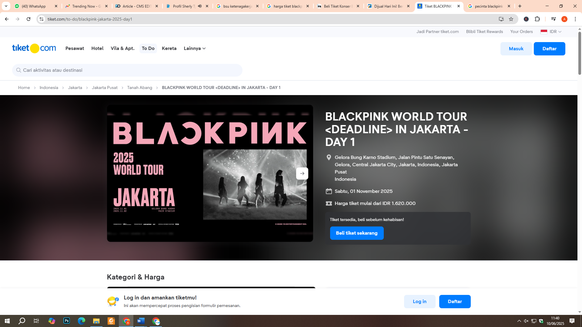 Blackpink Jakarta 2025