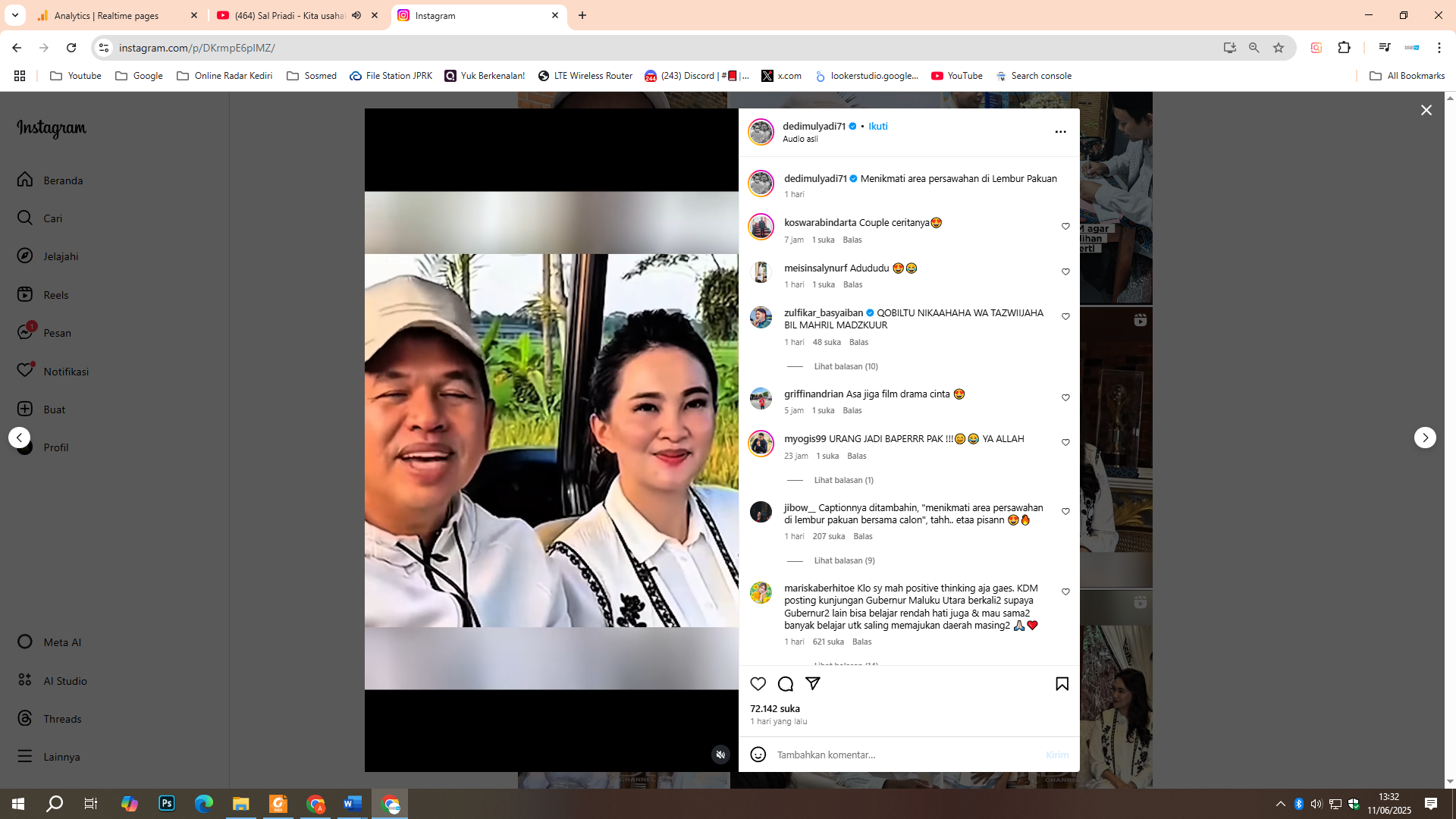 Dedi Mulyadi dan Sherly Tjoanda