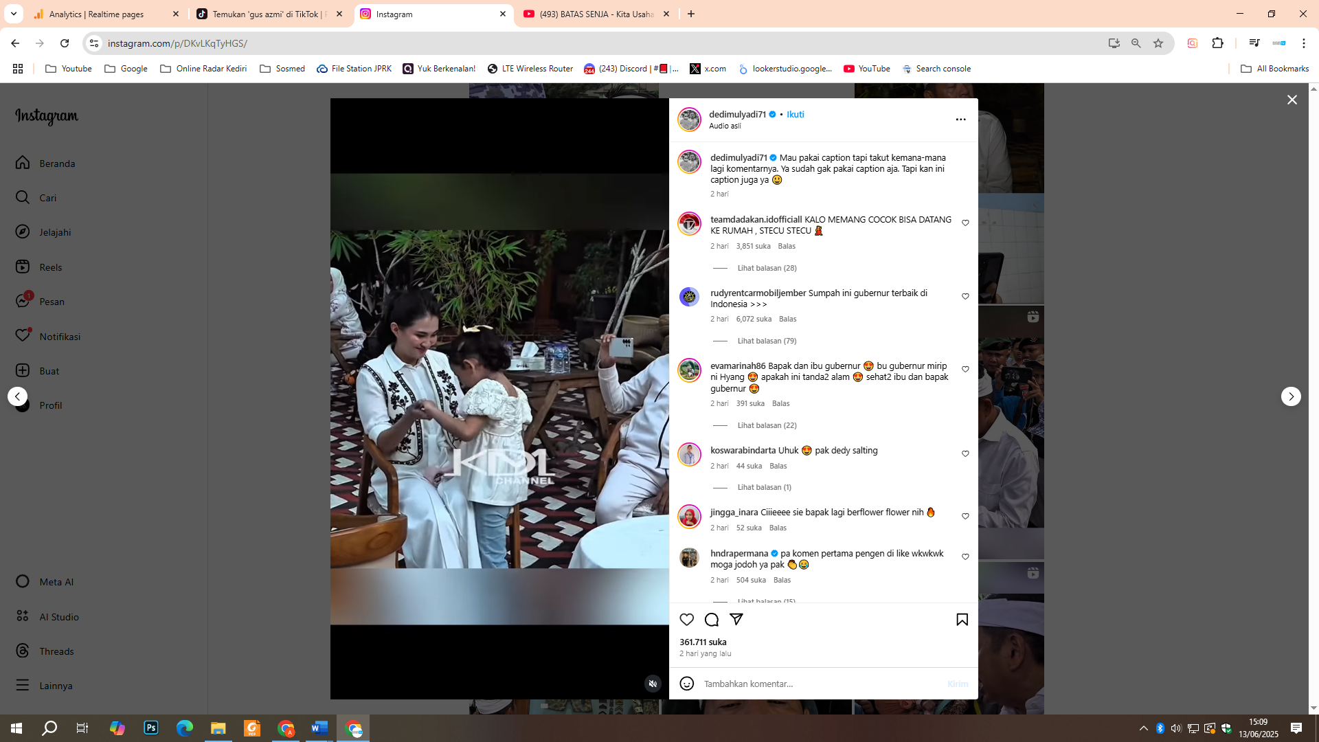 Serly Tjoanda berpamitan dengan Ni Hyang, putri Dedi Mulyadi