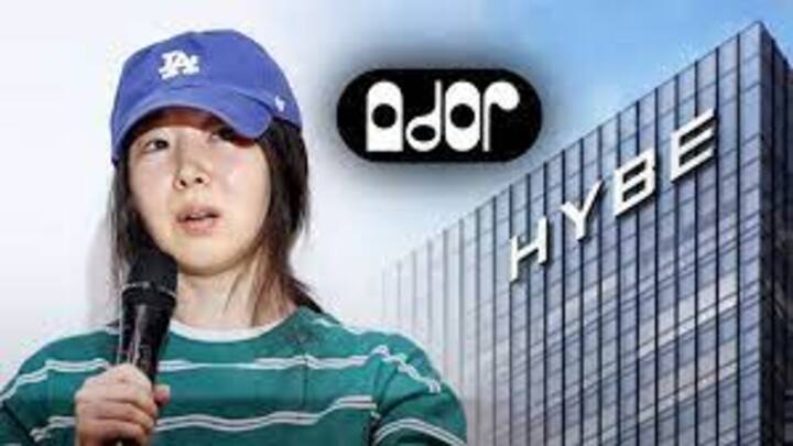 Ilustrasi Min Hee-jin vs HYBE (foto: korezin.com)