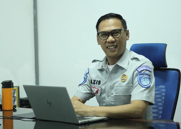 Kepala Cabang Jasa Raharja Kediri Nur Asnawi Aziz