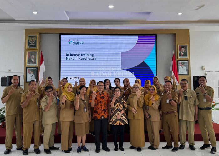 RSUD Kilisuci Kota Kediri menggelar in house training bertujuan untuk meningkatkan mengenai aspek hukum dalam praktik pelayanan kesehatan.