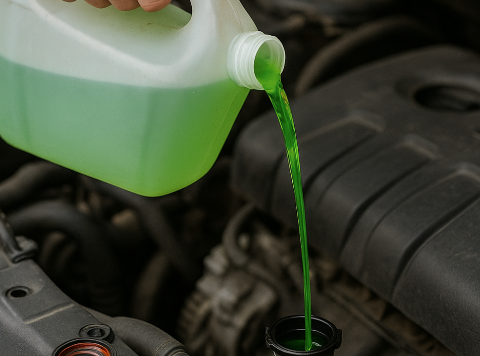 Air Radiator ke Coolant