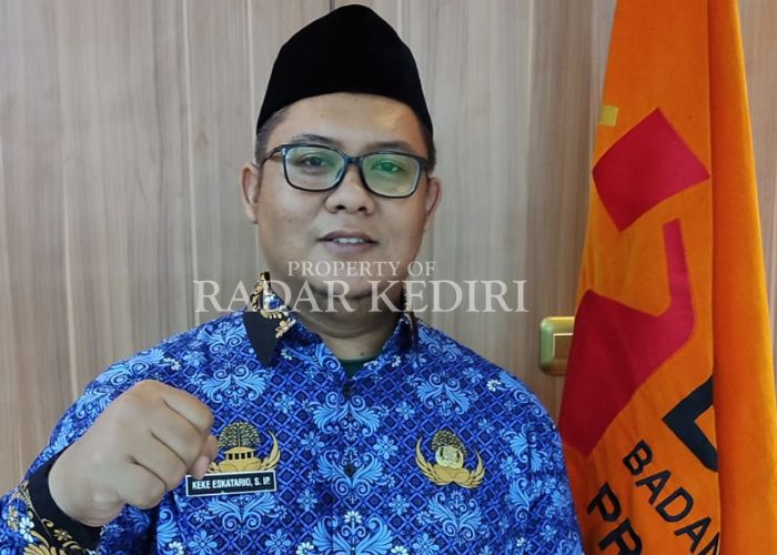 PEJABAT BARU: Keke ditunjuk sebagai pejabat definitif Kepala Sekretarian Bawaslu Kabupaten Kediri.