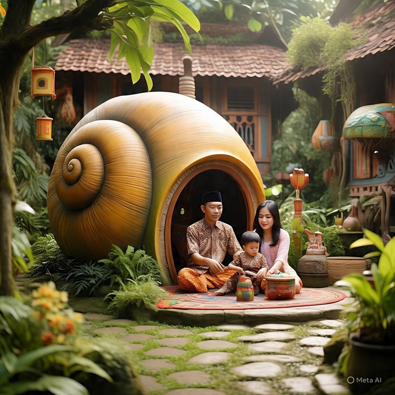 Rumah Keong 14 Meter Persegi