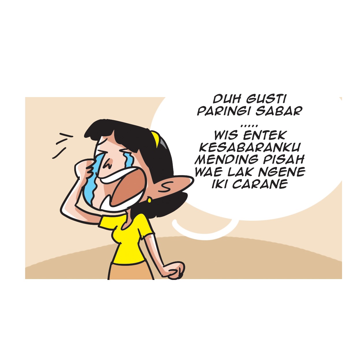 Ilustrasi wanita yang marah karena suaminya berselingkuh dengan rekan kerja.