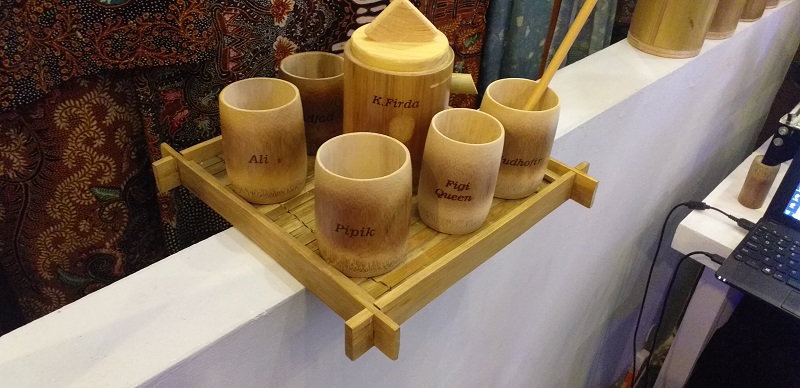 Bambu juga bisa menjadi bahan peralatan makan