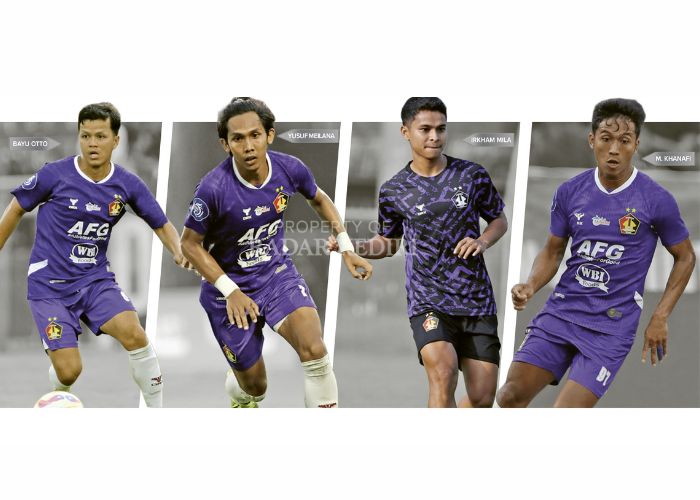 TAMBAH PENGALAMAN: Empat pemain Persik Kediri yang dipanggil untuk Liga Indonesia All Stars.