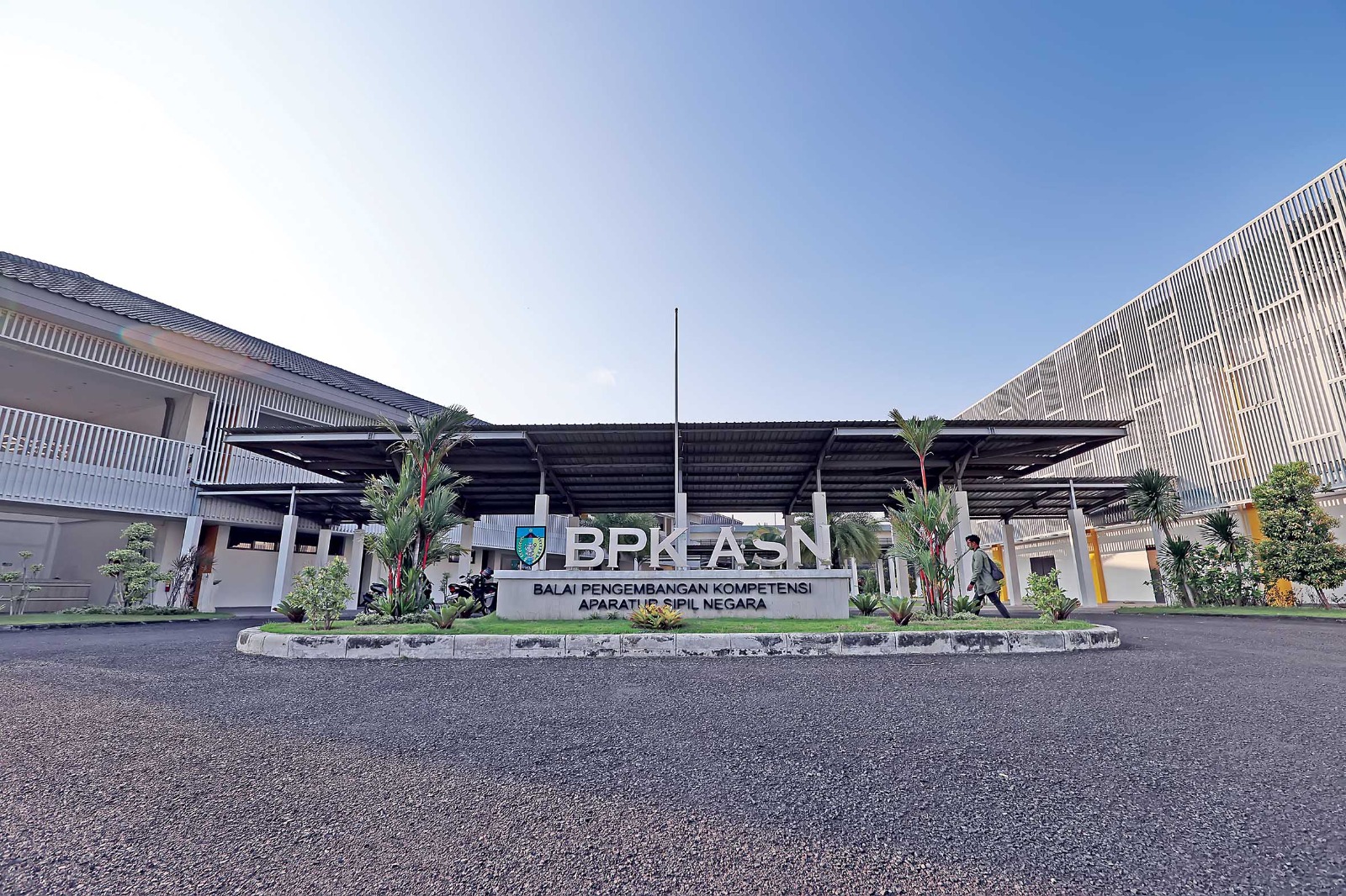 Gedung BPKASN yang akan jadi lokasi Sekolah Rakyat di Kabupaten Kediri.