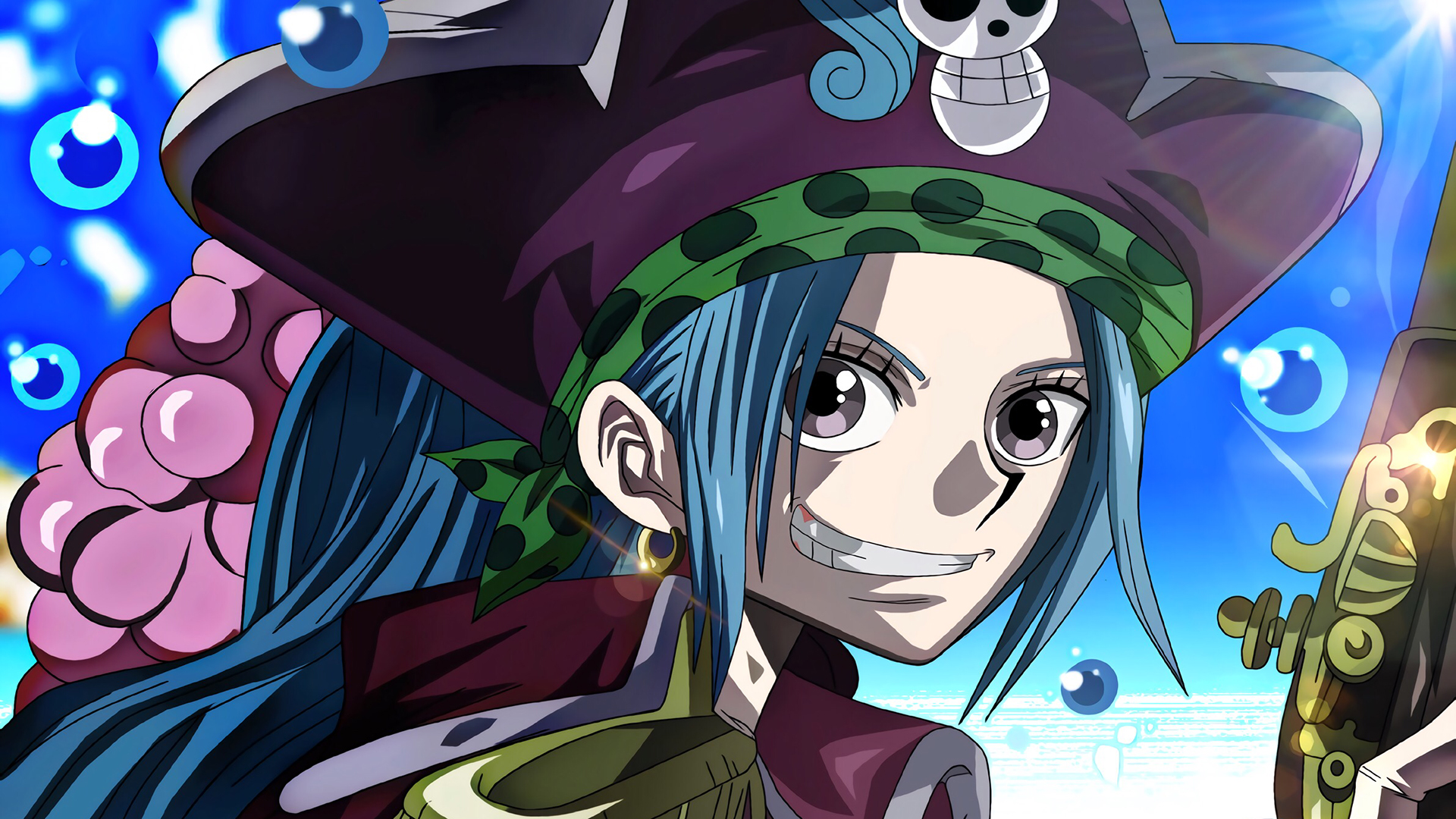 Ilustrasi Nerfertari Vivi, salah satu karakter cewek tercantik di One Piece.