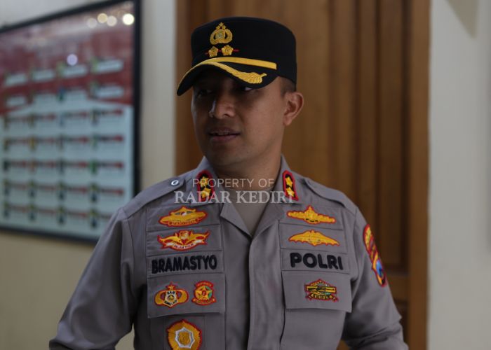 Kapolres Kediri Kota AKBP Bramastyo Priaji.