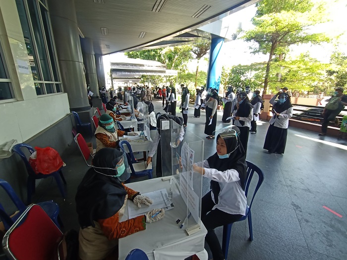 Honorer peserta PPPK atau CPNS saat menjalani tes. Honorer R4 akan mendapat kejelasan dari pemerintah.